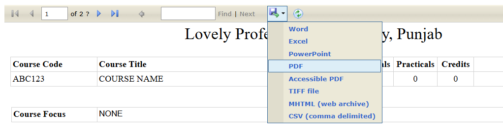 IP viewer save as PDF