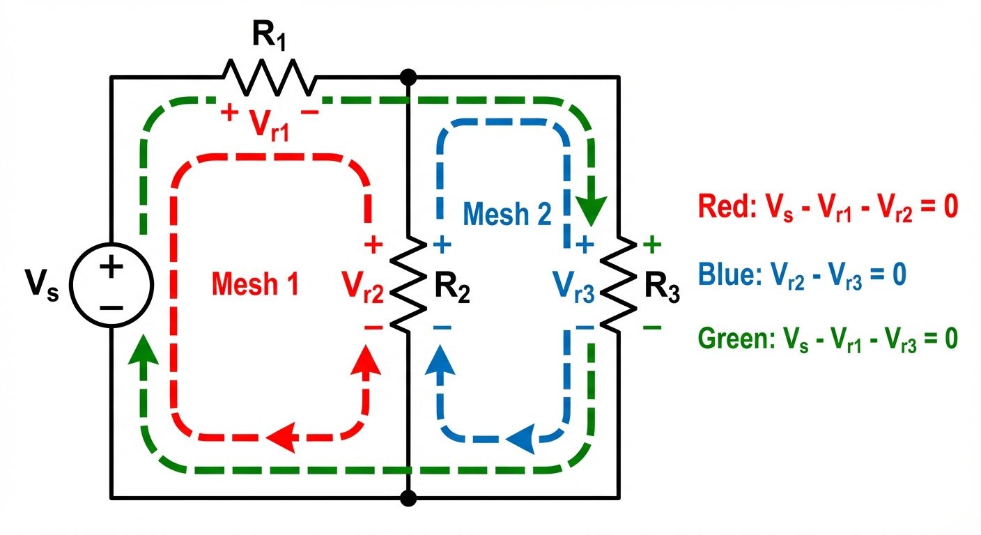 A visualization of the loops for the observation table equations. Show the circuit again with three ...