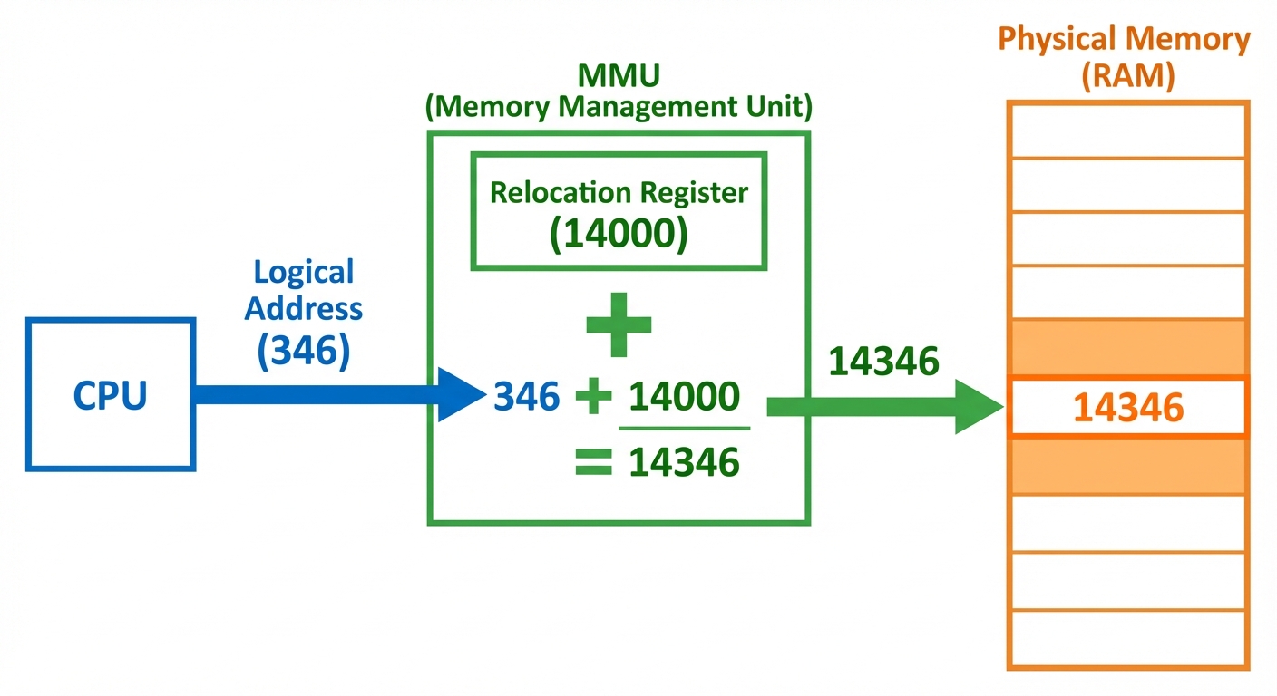A detailed block diagram illustrating the Logical to Physical Address translation process. On the le...